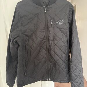Saga Outerwear Black Quilted Puffy Jacket